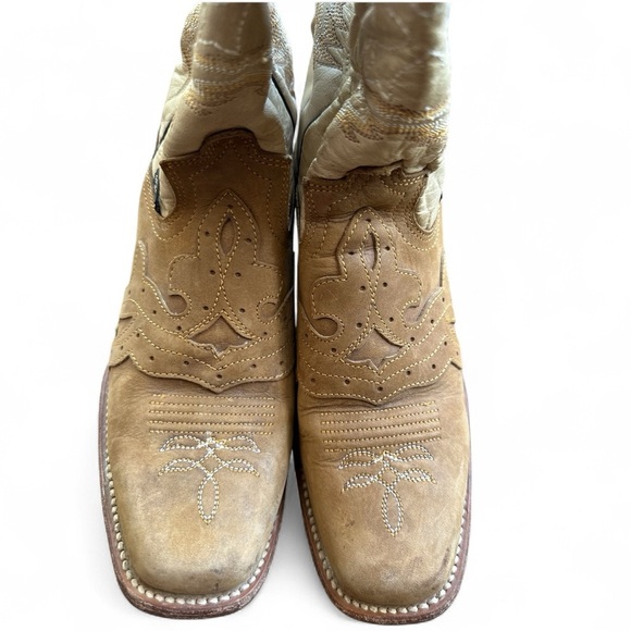 Reyme Western Leather Cowgirl Boots Size 7 - Picture 4 of 9